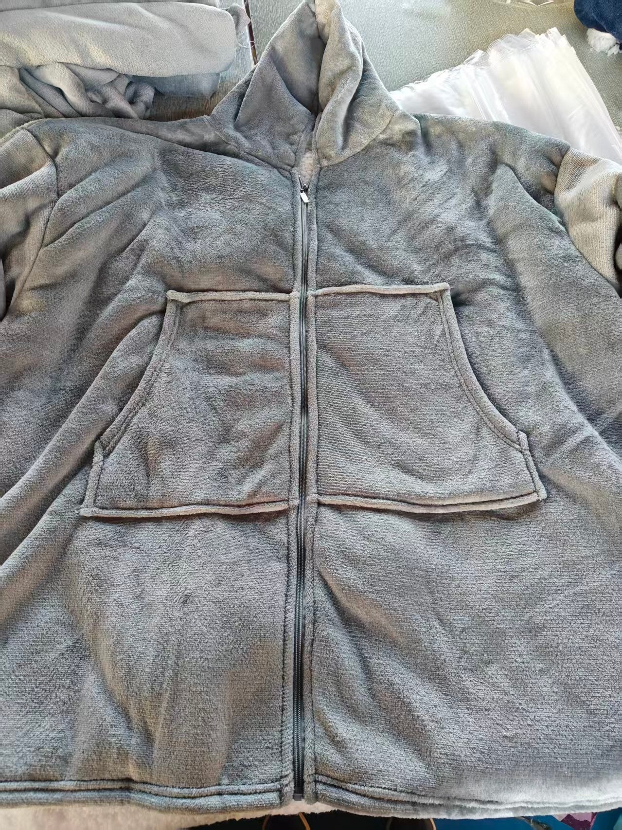 Blanket with Hooded Robe for Comfort
